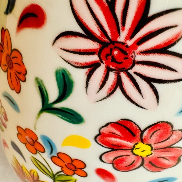 Potter’s Studio-colorful floral stoneware pitcher/vase.No chips or cracks. - Picture 7 of 8